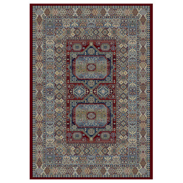Dynamic Rugs Ancient Garden 57147-1454 Rug 3'11"x5'7" Red/Multi Rug