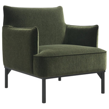 Gatsby Fabric Accent Chair, Green