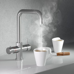 Filtrata 101 Brushed Nickel 4 in 1 Boiling Water Tap - Kitchen Taps