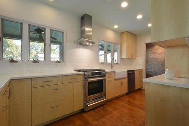 Trendy kitchen photo in Austin