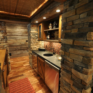 Western themed basement