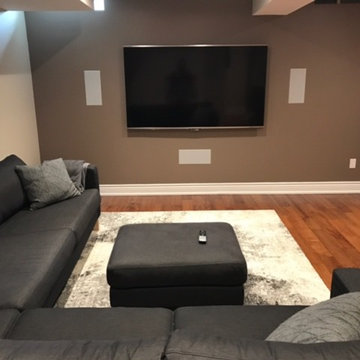 Transitional Family Room