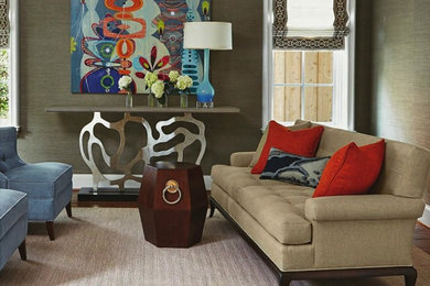 This is an example of a transitional living room in Sacramento.