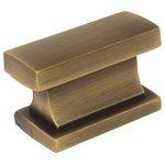 Cosmas - Cosmas 701BAB Brushed Antique Brass Contemporary Cabinet Knob - Manufacturer: Cosmas