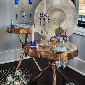 Johnson County Young Matrons Holiday House decorated for Chanukah 2012