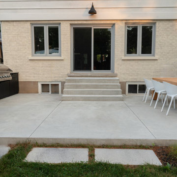 Modern Concrete Front & Backyard Transformation