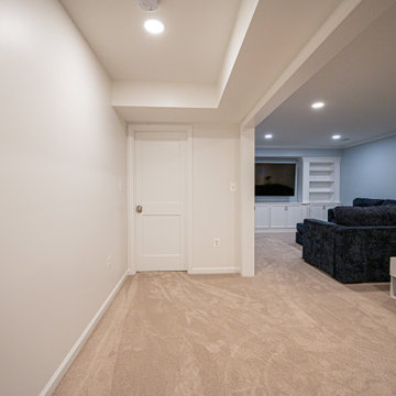 Fully Finished Annandale Basement Remodel