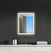 Aluminum Mirror, LED Anti-Fog, Warm/Cool Light Feature, 18x24, Rectangular