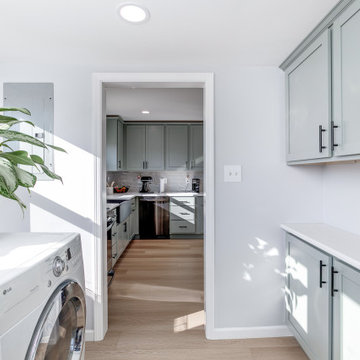 Mechanic Kitchen & Mudroom Remodel Before/Afters