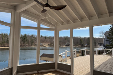 This is an example of a porch design in Boston.