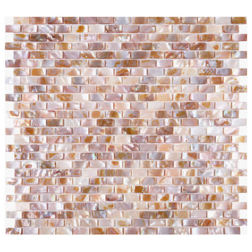 B03S Walls Tiles Mother of Pearl Shell Tile Mosaic I-Shaped Rectangle Home Decor