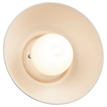 Coupe Wall Sconce, Matte White