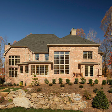 Old Georgian Tudor Brick & Cumberland Savannah Stone Home - Tennessee