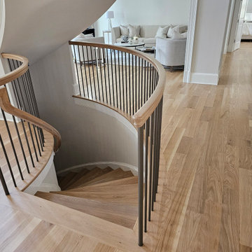 Project #116 | Elegant Curved Staircase