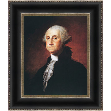 George Washington' Presidential Portrait Framed Fine Art, 21.75x25.75"