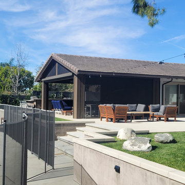 6 Motorized Power Screens on an ADU and California Room in Orange County, CA