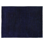 Bareens Designer Rugs - Overdyed Marco Blue/Purple Area Rug, 3'1"x4'7" - Masterfully hand-knotted by skilled artists, this over dyed hand knotted rug highlights careful attention to detail and color to create a remarkable chromatic composition. Each rug is hand knotted using centuries old techniques and mellowed down by the natural energy of the sun. While retaining the original design each rug is given a unique artistic composition by over dying and washing each rug in remarkable color palette to produce a bolder, brighter, modern and saturated look. The modern inspired look with rich, luscious detailing, vibrant feel and a show-stopping palette with saturated colors provides an unexpected decor twist. The historic and timeless appearance of this collection offers an exquisite quality of one-of-a-kind artistic rugs.