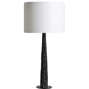 Citra 1 Light Table Lamp, Black and Light Grey With Matte Black