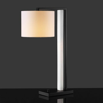 Safavieh Katryna Alabaster Table Lamp Black / White