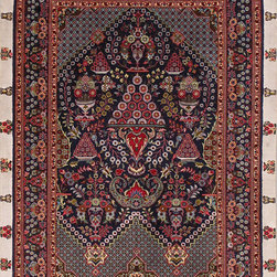 Persian Tabriz 3'4 X 4'8 - Area Rugs