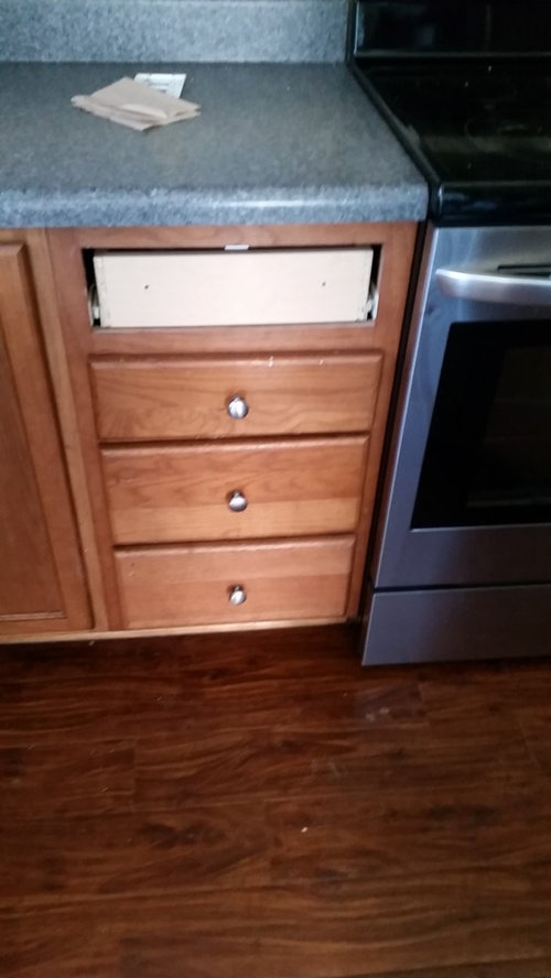 missing drawer front