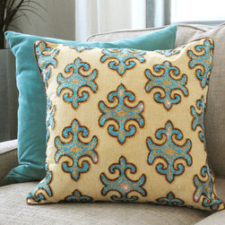 hand embroidered decoraive pillow - Decorative Pillows