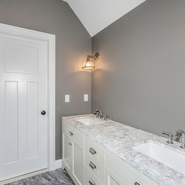 Double Vanity Carrera Marble