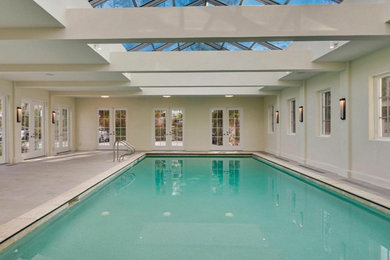 Photo of a contemporary pool in Boston.