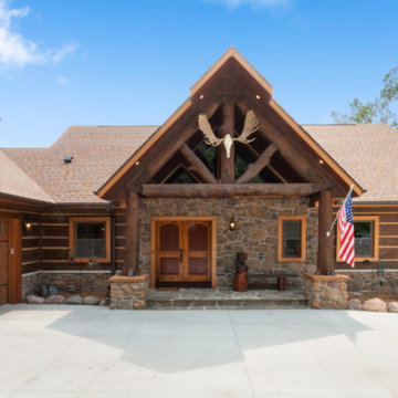 Concrete Log Siding Homes