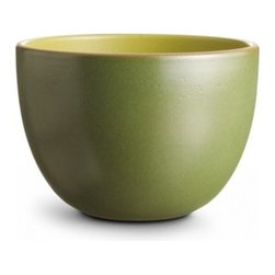 Deep Serving Bowl, Avocado/Olive - Serving And Salad Bowls