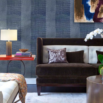 Transitional NYC Young Family Home Living Room - Interior Design