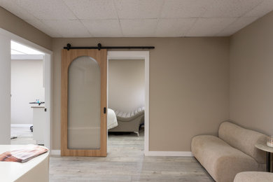Inspiration for a modern home design remodel in Vancouver