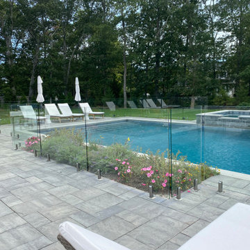 Stunning Frameless Glass Pool Fence Installation in Remsenburg-Speonk, NY 11960