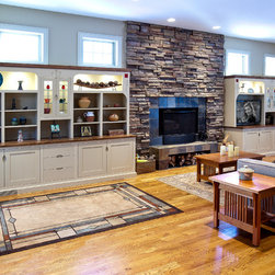Custom Built-in Buchanan Cabinets - Bookcases