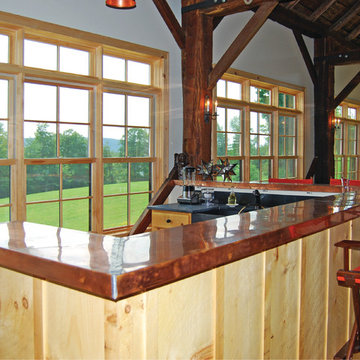 Vintage Timber Frame Barn Addition