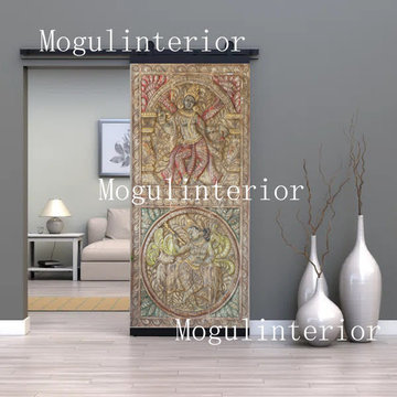 Antique Carved Zen Wall Panel & Headboards