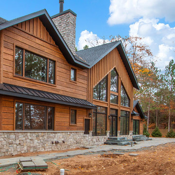 Concrete Log Siding Homes