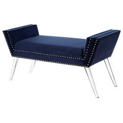 Midcentury Upholstered Benches by Inspired Home