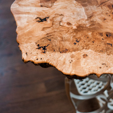 Maple Burl Slab Table