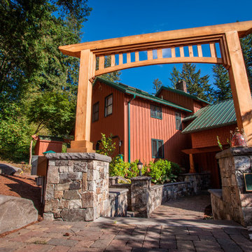 Custom Cedar Entry in Washougal, Washington