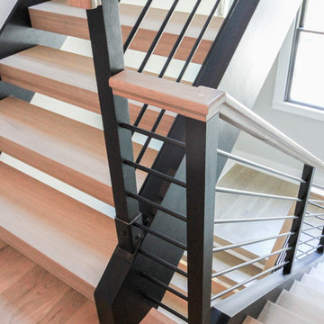Project #52 | Minimalist Open Riser Stairway