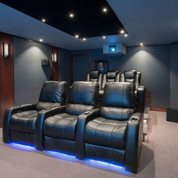 Niwot Colorado Home Theater rear view