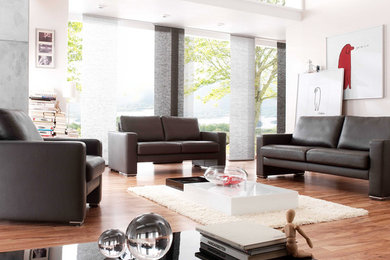Modernes Wohnzimmer in Hamburg