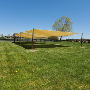 Vineyard sunshades