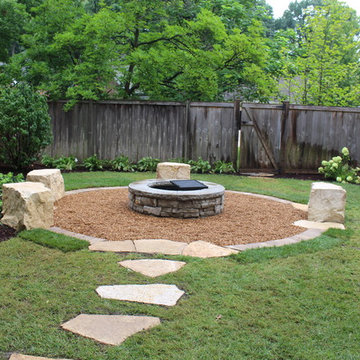 Fire Pit Garden View