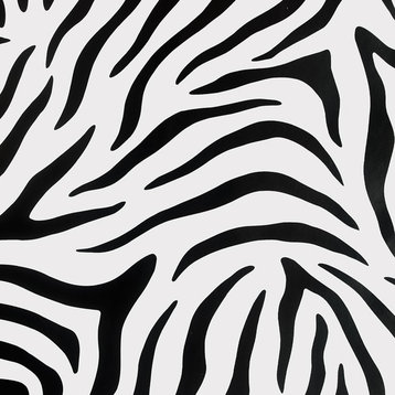 Animal Zebra - Vinyl Self-Adhesive Wallpaper Prepasted Wall Decor (Roll)