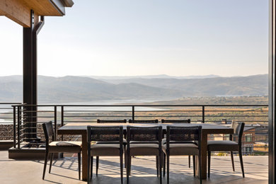 Inspiration for a large contemporary exterior home remodel in Salt Lake City