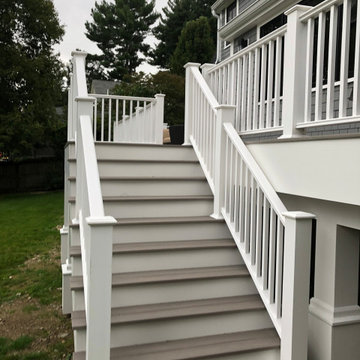 James Hardie Siding with Pella Windows and new deck