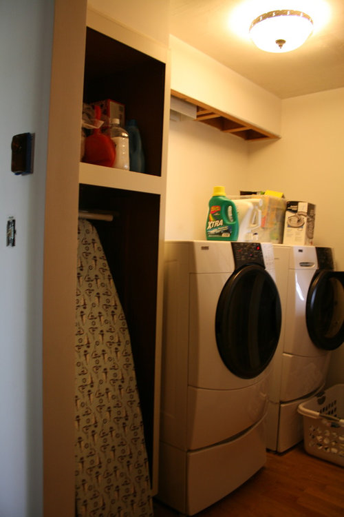 Laundry room with chute ideas needed!