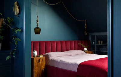 Room Tour: Jewel Tones and Moroccan Touches in a Converted Loft